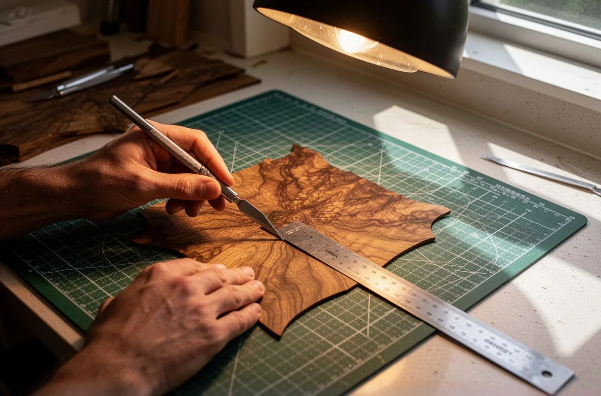Veneer Inlay and Marquetry Surface Repair